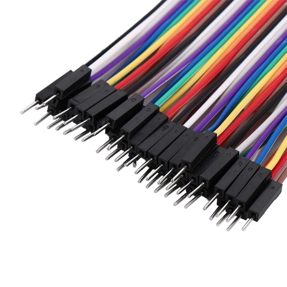Female To Female Arduino DIY Male To Female 10cm Breadboard Jumper Wire ...