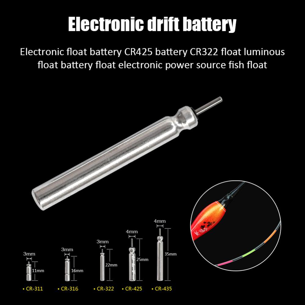 10x CR322 CR42 Luminous Electric Battery Fishing Floats Lithium Pin Battery  Tool
