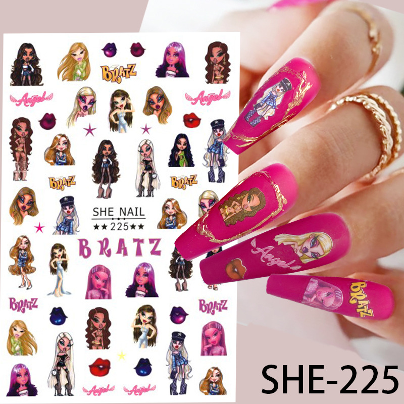 Sticker Nail 3D | Barbie Mới 2023 | Trang Trí Móng Tay