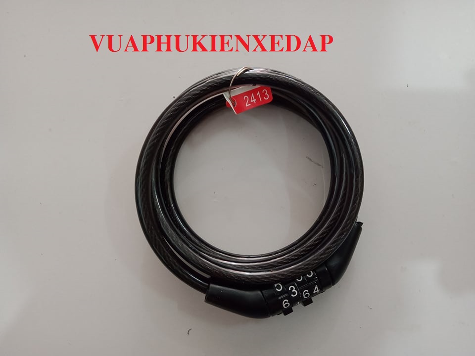 Khóa dây xe đạp 4 số
