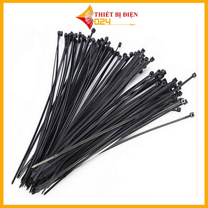 Gói 1000PCS Dây Thít Đen 3X150mm