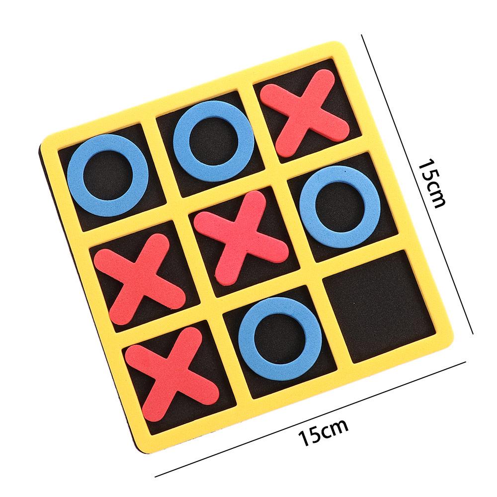 AIVRIEL 1set Game Board Leisure XO Chess Puzzle Game Developing Intelligent Educational Toys