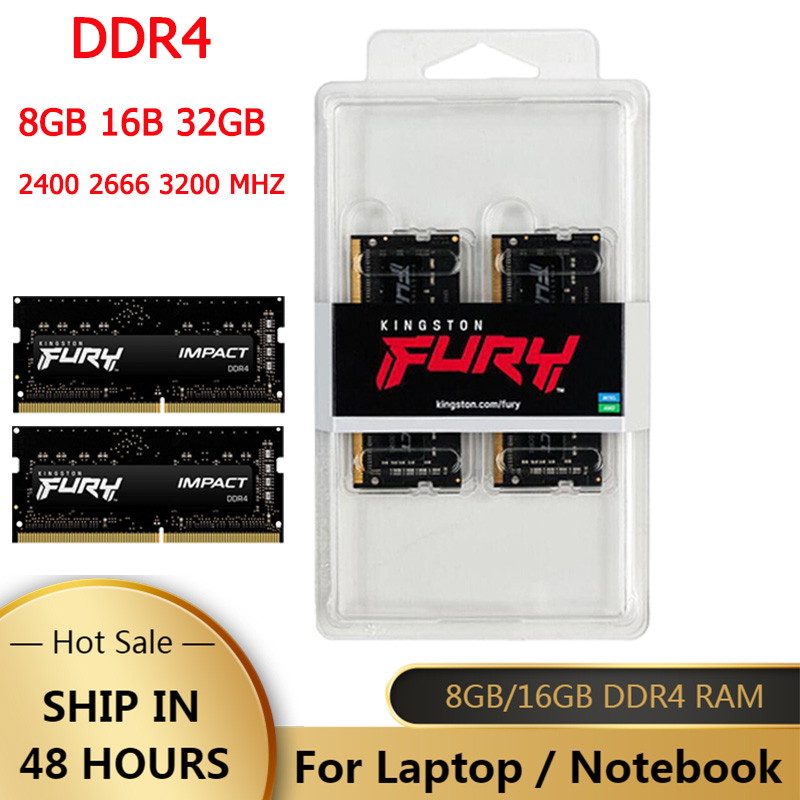 Free shipping】Kingston FURY DDR4 RAM 8GB 16GB 32GB 2400/2666