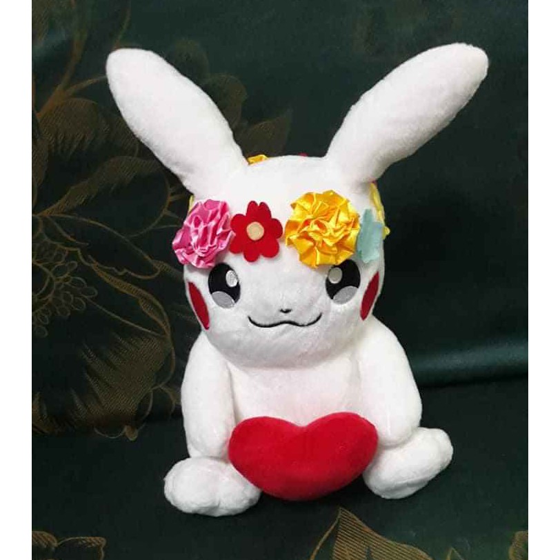 Gấu Bông Pikachu Đội Vòng Hoa (30 Cm) Gb251