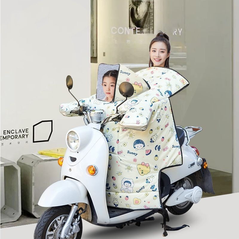 DEUKIO The windshield of the parent-child electric vehicle is thickened and waterproof by the child, and the windshield of the battery car with windows is increased