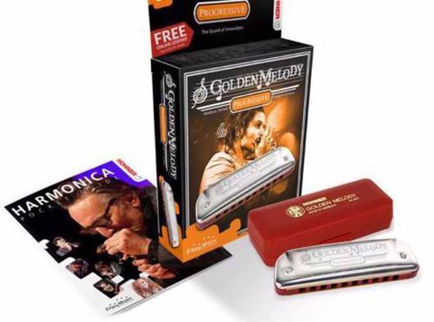 Kèn harmonica Marineband Deluxe M200505(Key E) (Bạc)