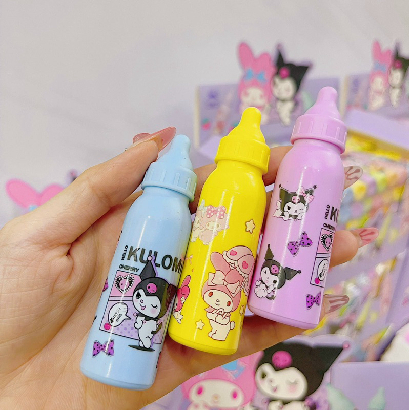 Set 6 Bút Dạ Quang Hình Bình Sữa Đáng Yêu
