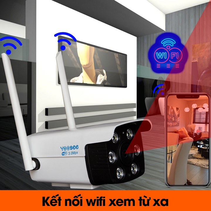 Camera Ngoài Trời 2.0 Yoosee Chống Nước Đàm Thoại 2 Chiều