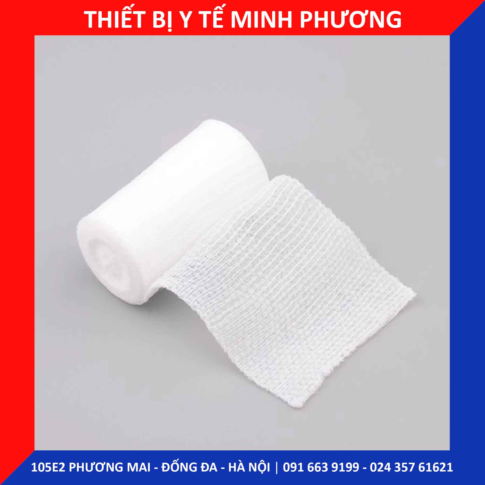 [Bán lẻ] Gạc cuộn y tế 5m x 10cm