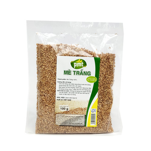 Phu Minh Tam White Sesame Seeds with Shell 100g