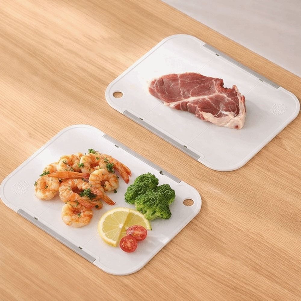 Vegetable Cutting Portable Foldable Chopping Board Double Sided Grinding Board Cutting Board Easy Storage 3 Foldable Design Fruit Cutting Board Cooking Preparation.