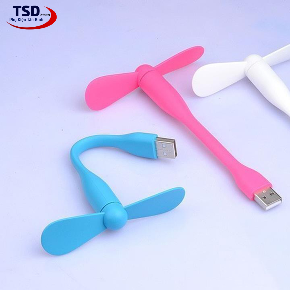 Extremely cool flexible 2-wing mini fan