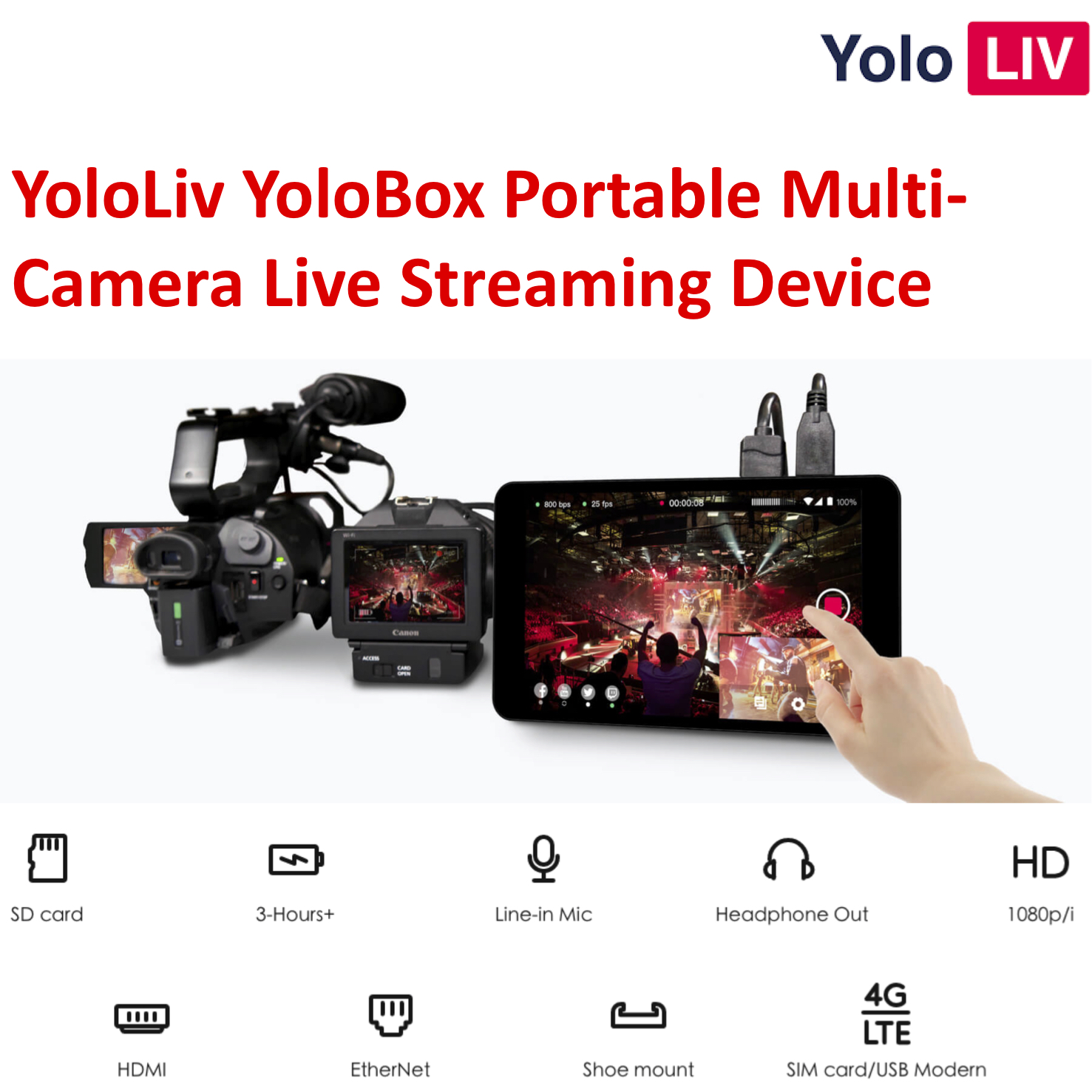 multi phone camera live streaming