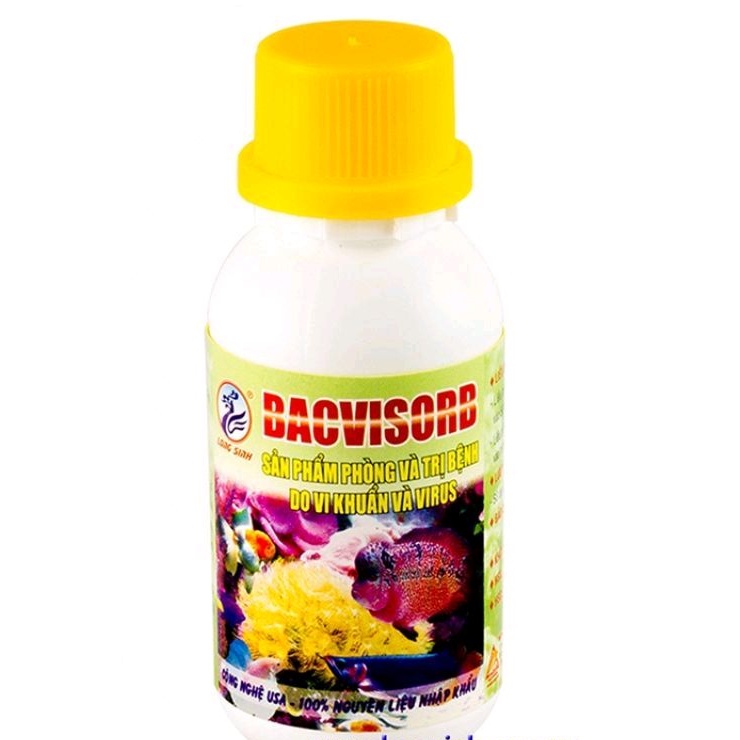 Bacvisorb - phòng và hỗ trợ cá bị virus, vi khuẩn
