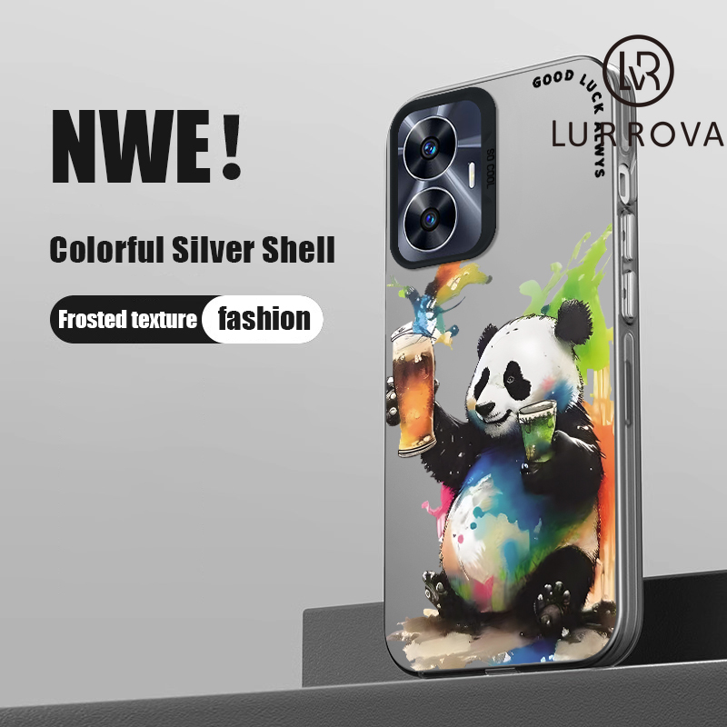 Case RealmeC55 NarzoN55 Graffiti Monkey Graffiti Doraemon Graffiti Panda Graffiti Astronaut Graffiti Black Cat Colorful cartoon mobile phone case