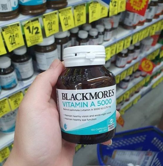 bổ mắt Vitamin A Blackmores 5000IU 150 Viên Của Úc