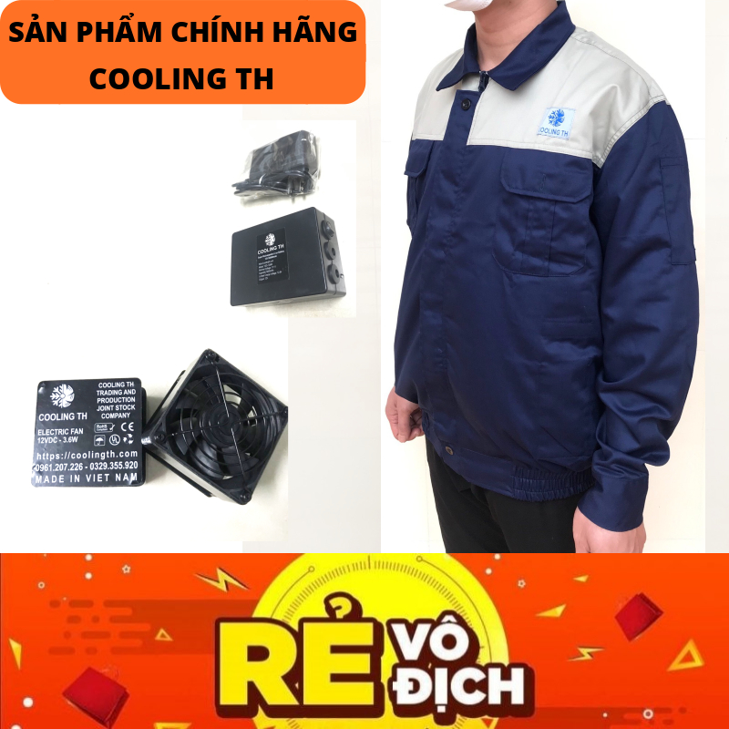 Áo Khoác Quạt Gió, Áo Điều Hòa, Áo Làm Mát Cho Công Nhân Lao Động