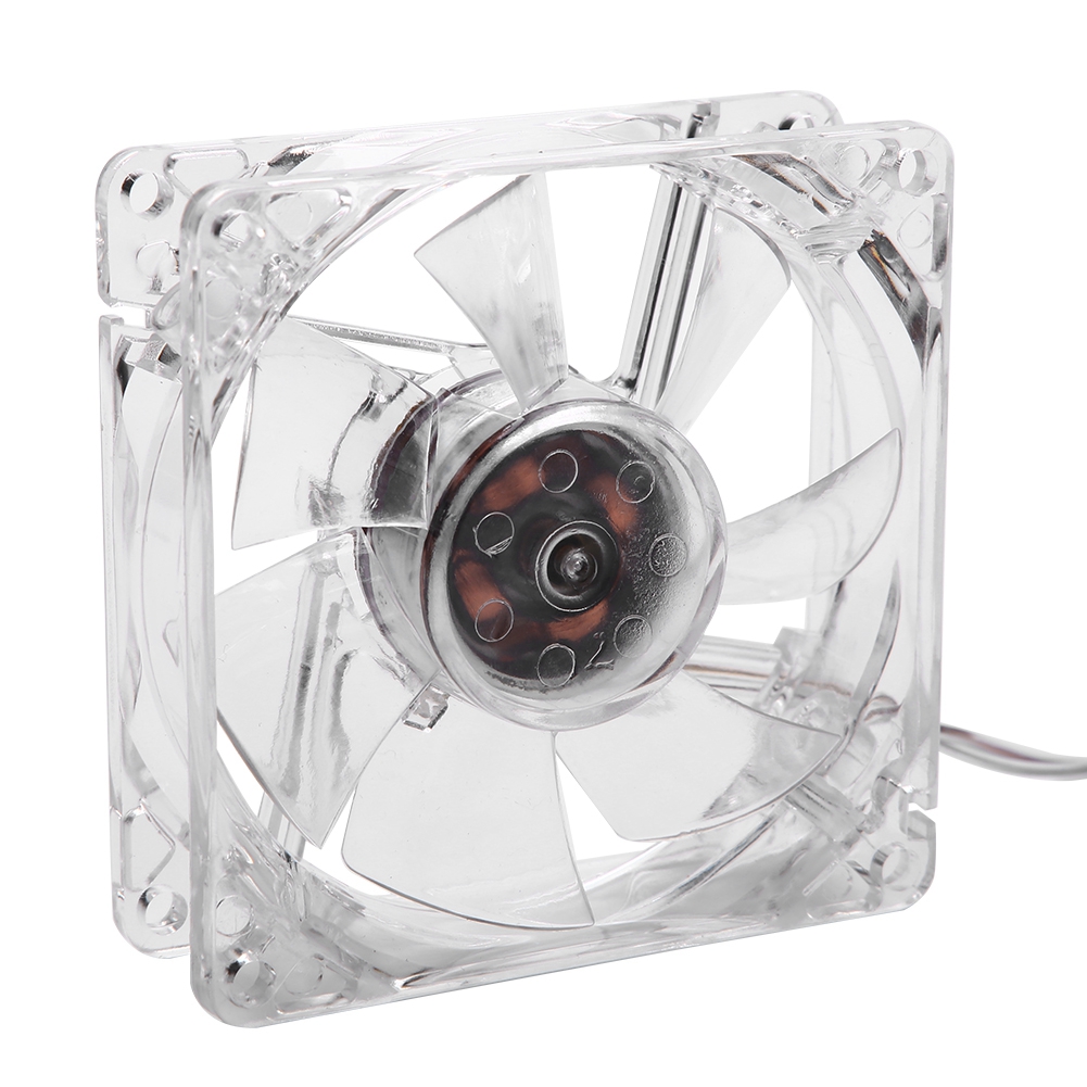 CPU coling Fan Led 8cm USB ánh sáng đầy màu sắc trong suốt quạt tản nhiệt 5V CPU quạt tản nhiệt cho máy tính để bàn