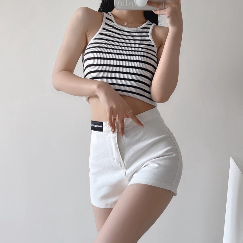 Denim Shorts Women's Summer Slim A-line Shorts