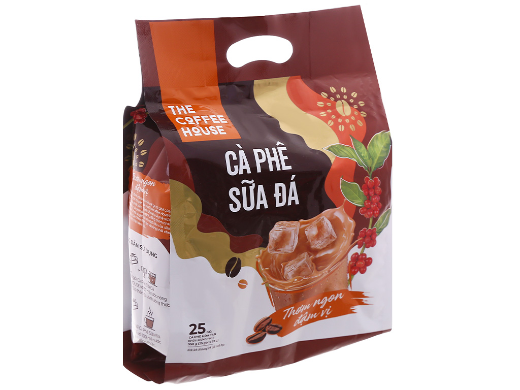 Cà Phê Sữa Đá The Coffee House Bịch 25 Gói * 22G