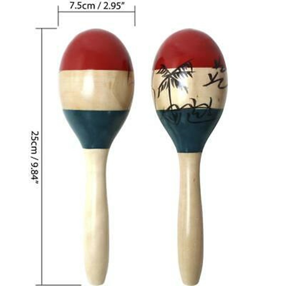 Ethnic Maracas Hand Instrument Musical Party Percussion Colourful Dinner 【Free Shipping】