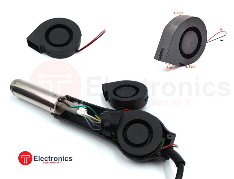 Quạt Gió Tay Khò 858/8586 0.13A/0.18A/0.25A-DC24V