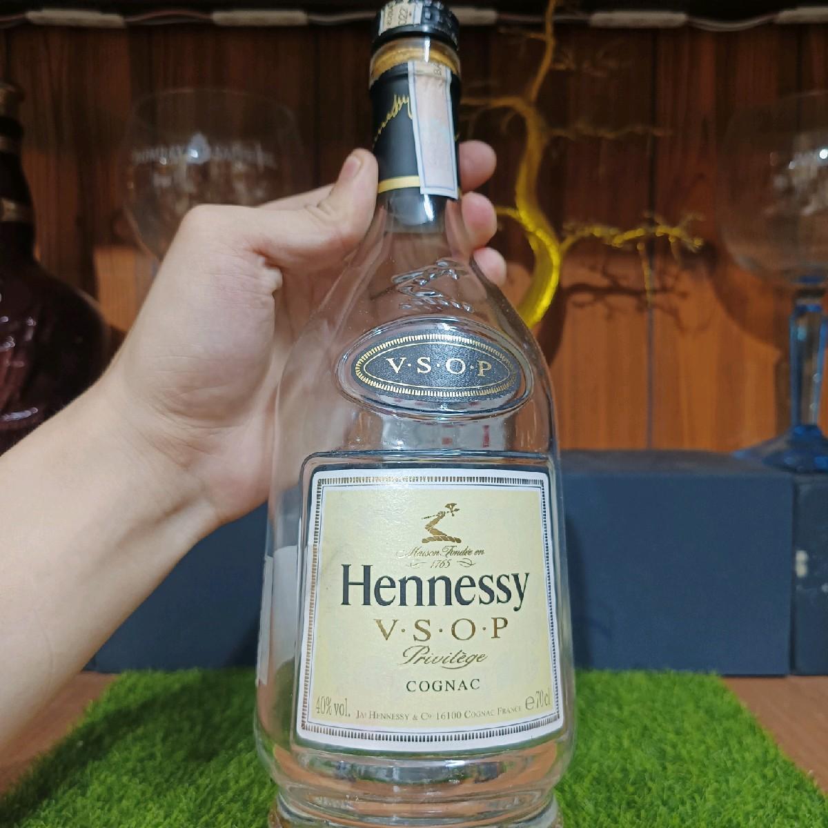 Vỏ chai Hennessy VSOP trưng bày Decor (chai rỗng)