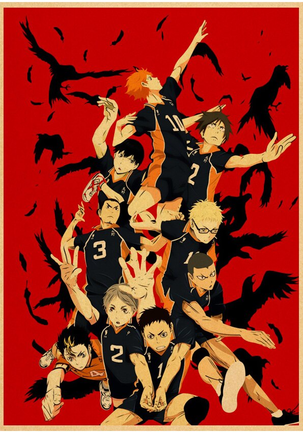 Haikyuu Tanaka Anime Japanese Anime Stuff Haikyuu Manga Haikyu Anime Poster  Crunchyroll Streaming Anime Merch Animated Series Show Karasuno Volleyball  Cool Wall Decor Art Print Poster 24x36 - Poster Foundry