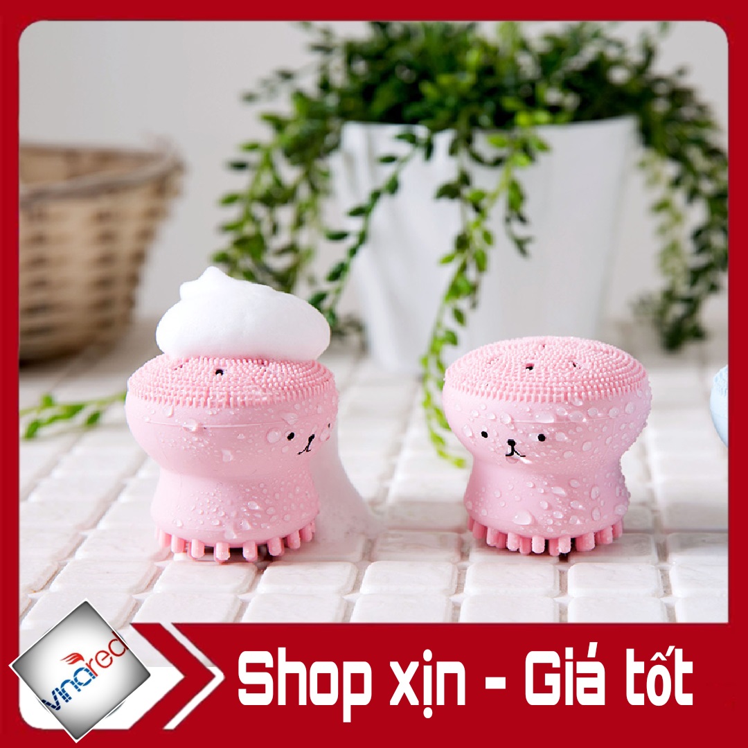 Massage Bạch tuộc tạo bọt rửa mặt siêu sạch