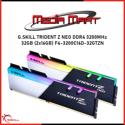G.SKILL TRIDENT Z NEO SERIES DDR4 2X8GB/2X16GB/2X32GB | 3200MHZ