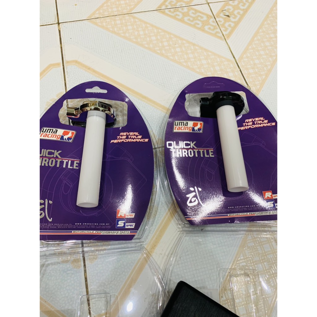 bỘ Cùm Ga tăng Uma Racing Real gắn mọi loại xe máy