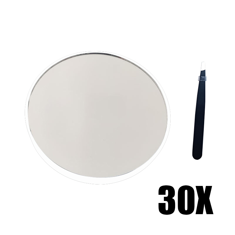 30x Magnifying Mirror for Cosmetic Makeup Shaving Bathroom Vanity Strong Suction