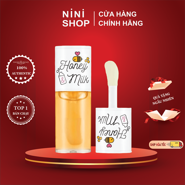 Son dưỡng môi dạng dầu a'pieu honey & milk lip oil 5g - ninishop