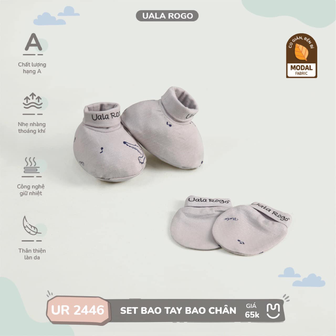 SET MŨ BAO TAY CHÂN UALA ROGO NHIỀU MÀU
