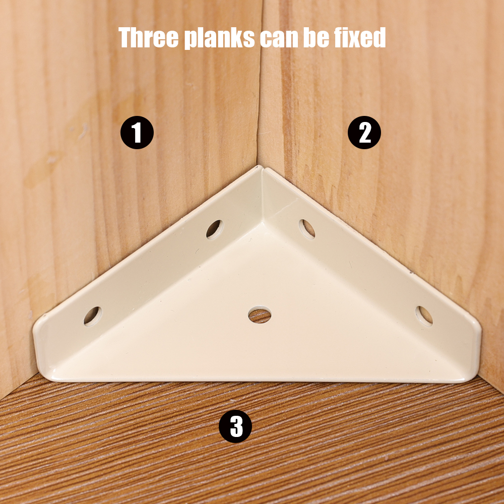 Angle Corner Brackets Steel Fixed Joint Board Plate Support Frame Right Triangular Angle Bracket Protector Stand Shelves