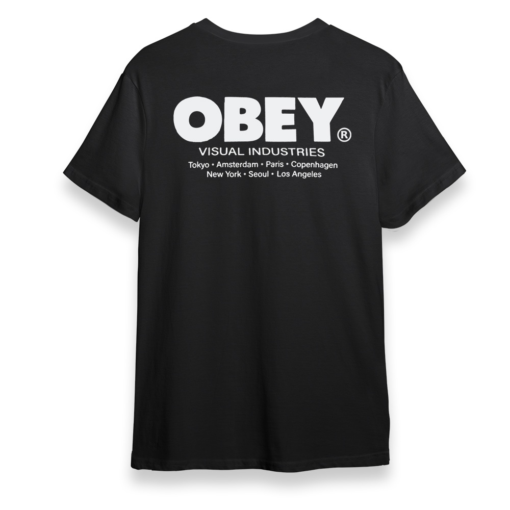 Obey Visual Industries cotten tee