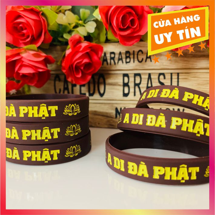 Vòng Tay Cao Su A DI ĐÀ PHẬT