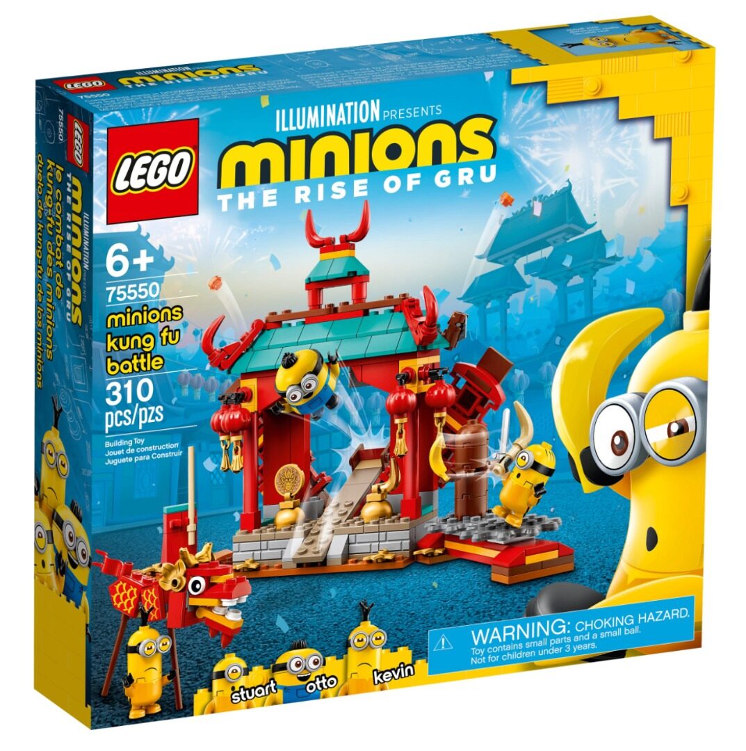 Lego 75550 minions kung fu battle 310pcs 6+