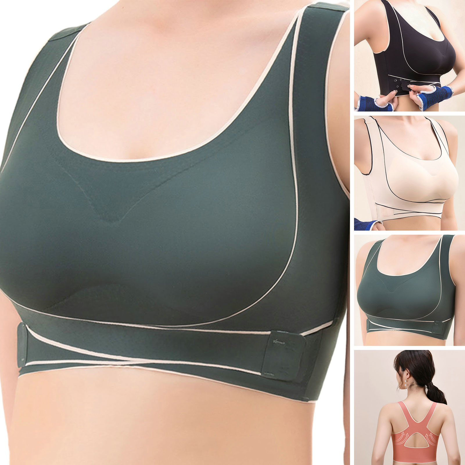 Mustyy Side Buckle Workout Bra Women Sports Bra Comfortable Plus Size  Sports Bra for Women Shockproof Seamless and Adjustable Ideal for Jogging  and Exercise Breathable and Supportive Available in Asia