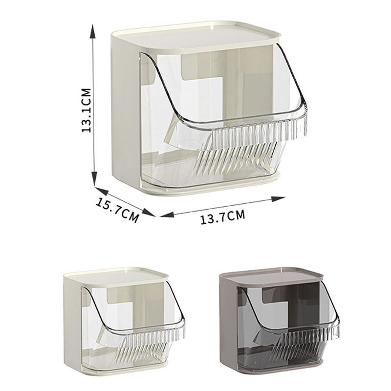 Stackable tea bag storage box, transparent wall hanging capsule, coffee sorting box, tea room, bar counter, snack storage box