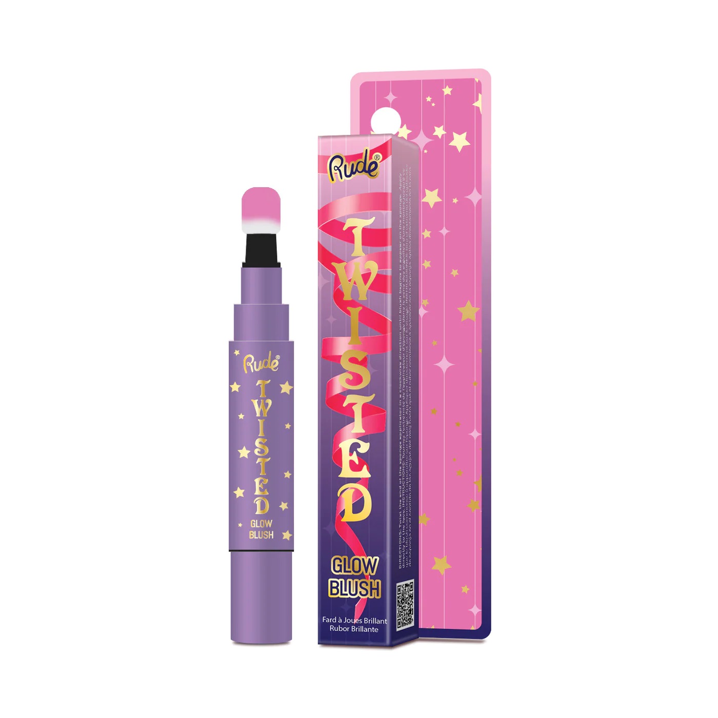 Má hồng đầu bông RUDE Twisted Glow Blush