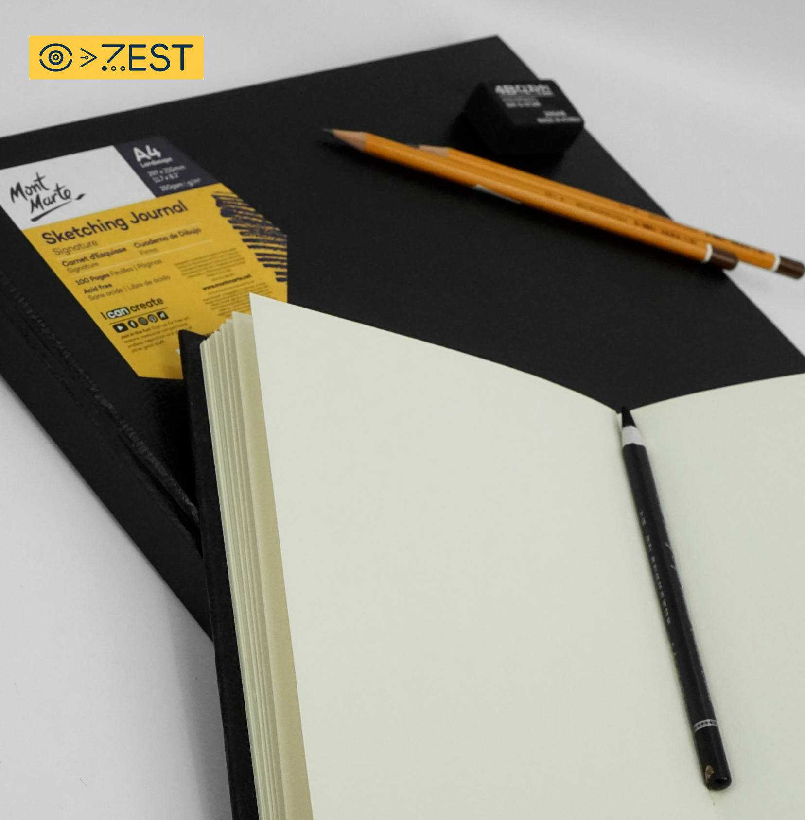 [Zest Corner] Sổ SKETCH Journal Mont Marte - Số kí họa
