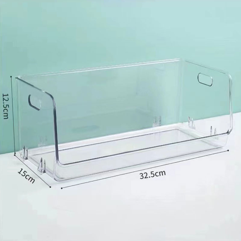 Transparent cosmetics desktop storage box Facial mask skincare products Student office sundries acrylic organizer shelf