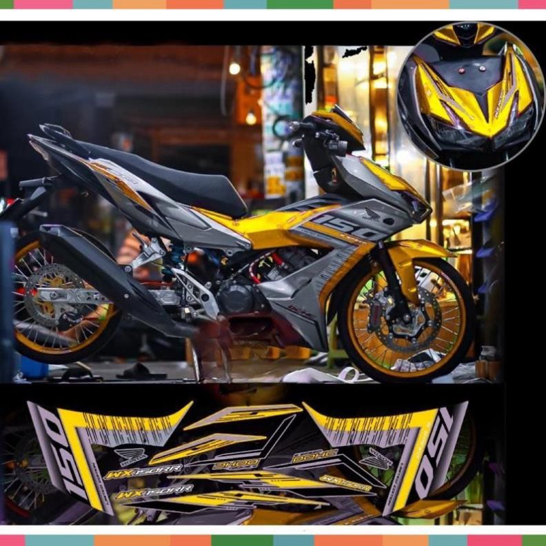 Tem rời xe Winner X V2 mẫu 155 phối đủ màu