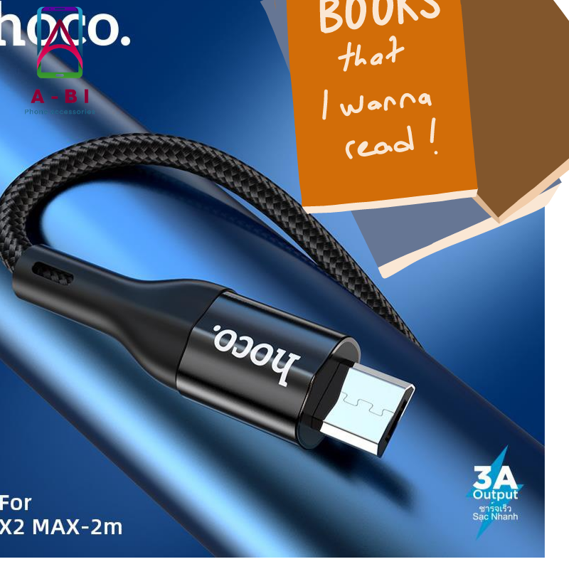 Cáp sạc nhanh lightning Hoco X2 Max 1M cho iphone/ipad /androi chính hãng