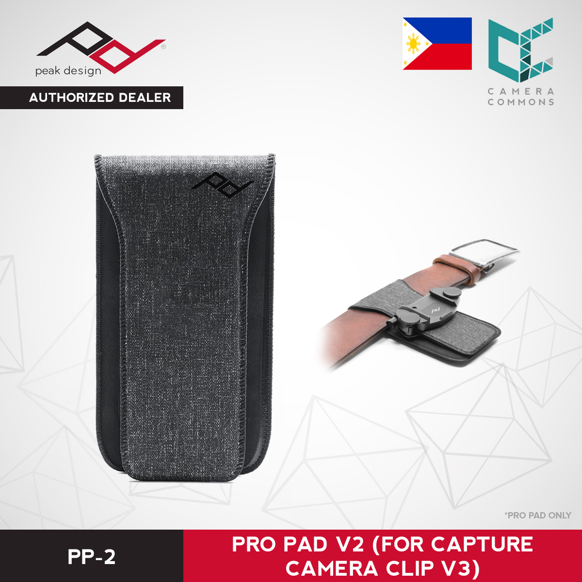 Peak Design PRO Pad V2 for Capture Camera Clip V3 (PROpad Only 