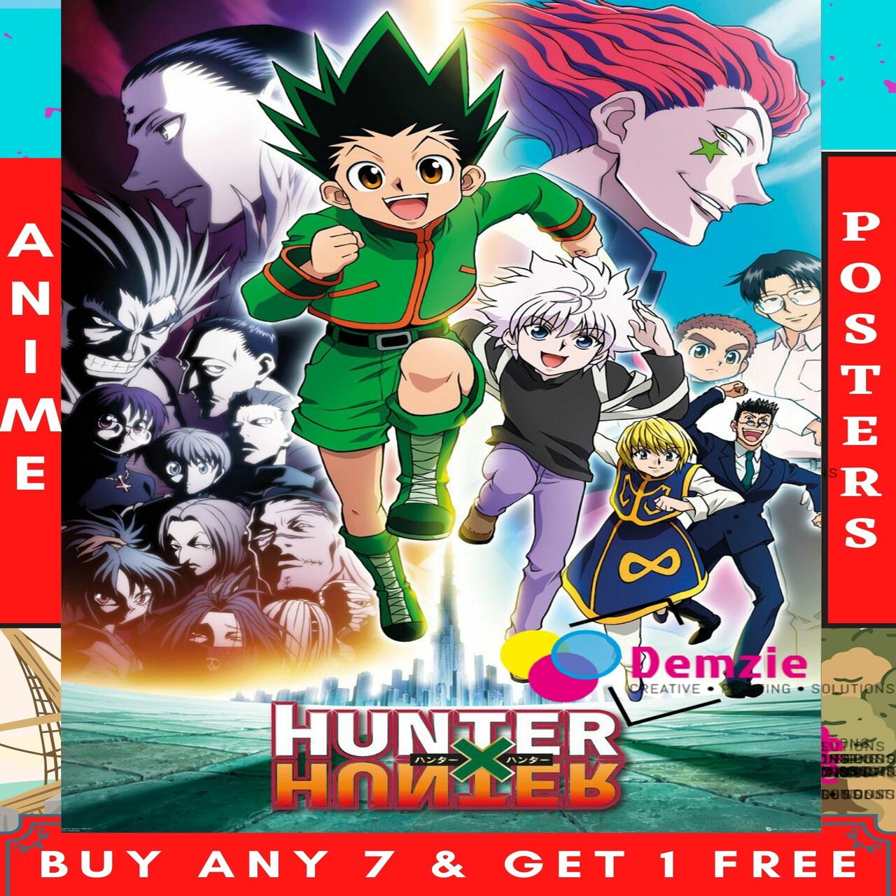 Hunter X Hunter A4 Size Wallpaper Poster