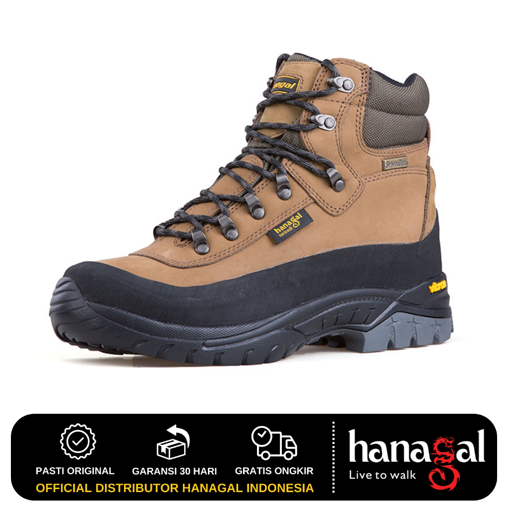 HANAGAL Sepatu Hiking Hanagal Everest Mountain Sepatu Kulit