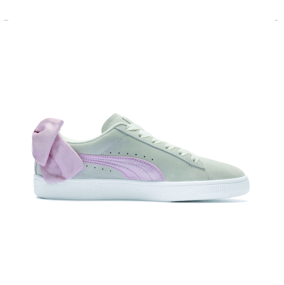 puma suede bow hexamesh