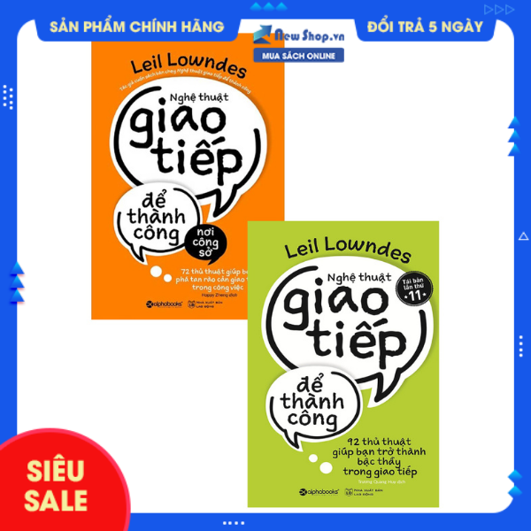 Combo nghệ thuật giao tiếp để thành công + nghệ thuật giao tiếp để thành công nơi công sở - newshop